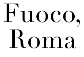 Fuoco - Roma